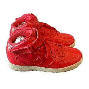 Nike Air Force 1 Mid '17 in Siren Red/White - Size 11.5
